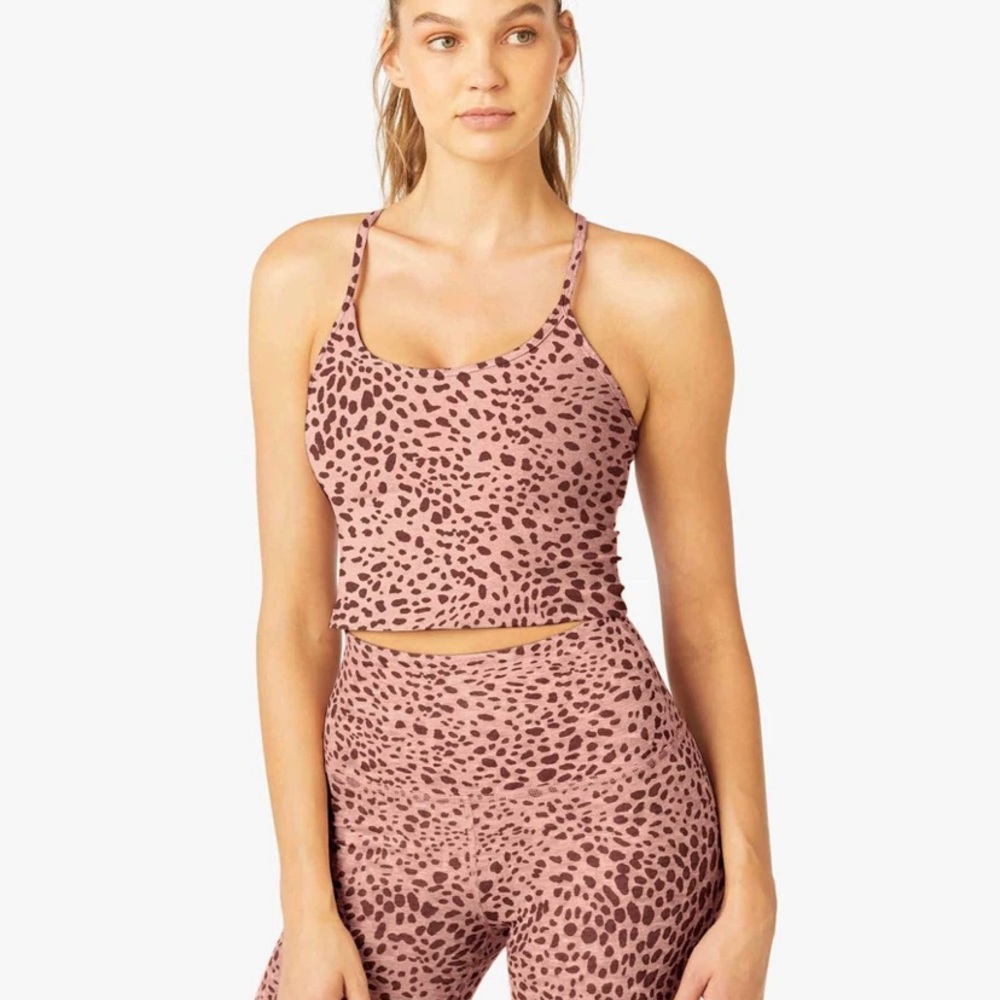 Beyond yoga cheetah space dye